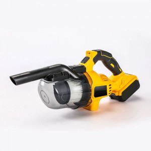 Cordless dry hand vacuum