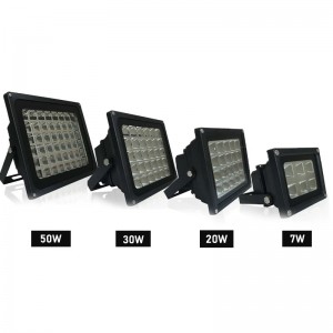 Silver reflector pad black lamp stand – KD026001