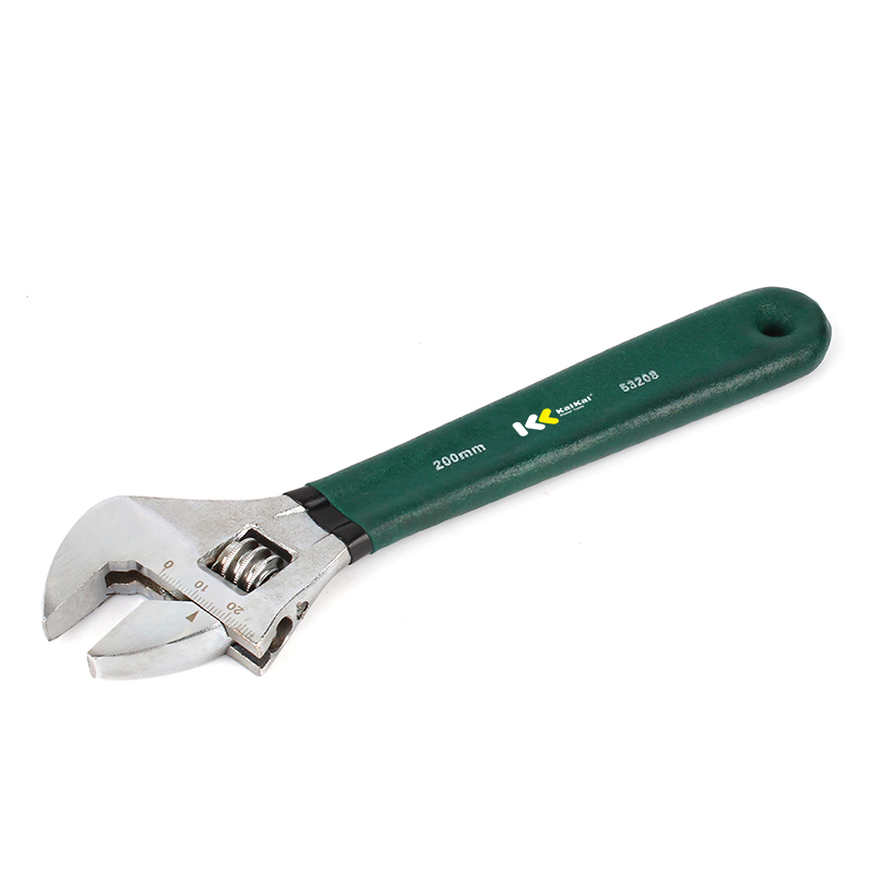 dip plastic handle adjustable wrench